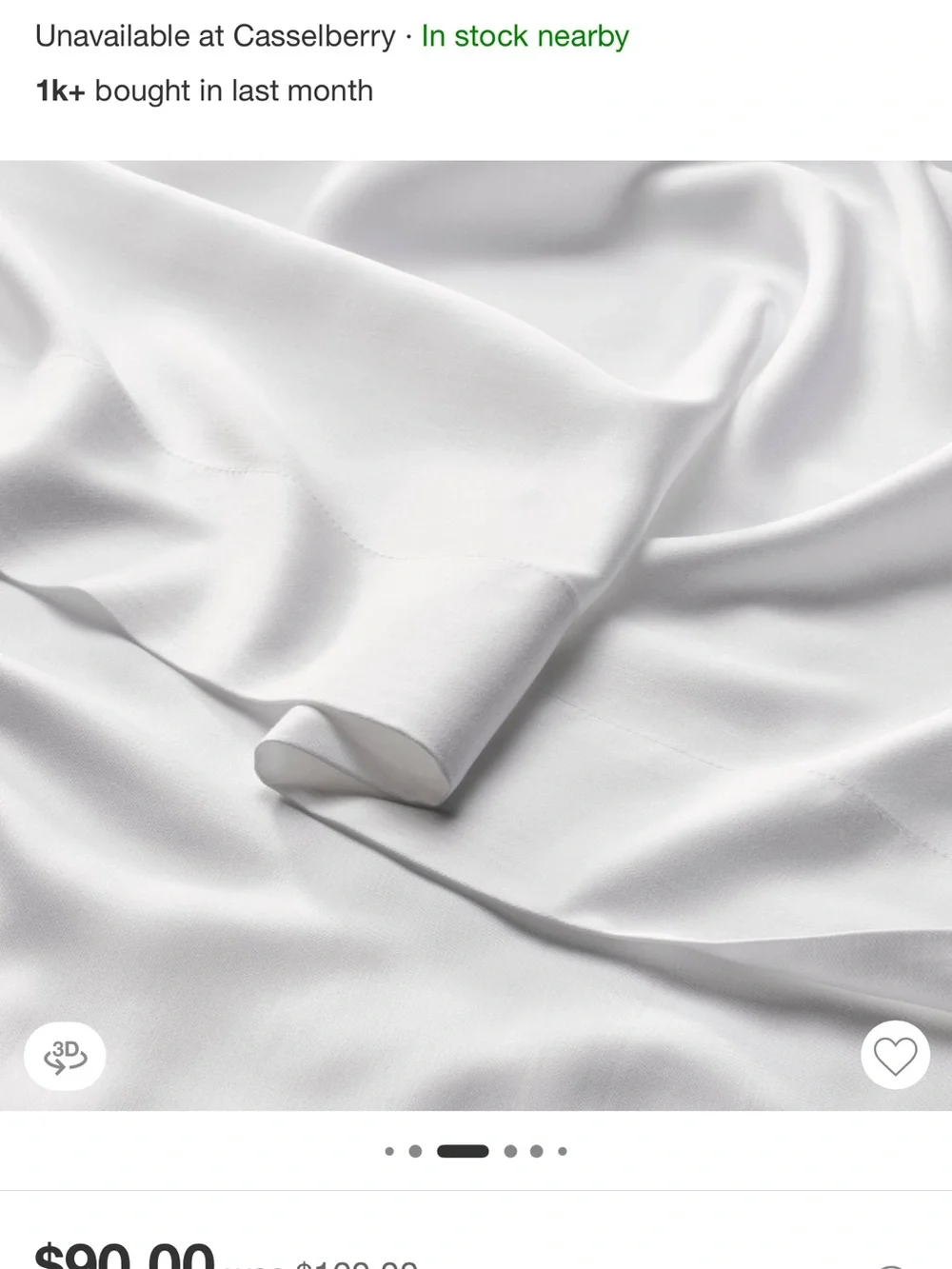 Casaluna White Blissful Sheet Set - Queen